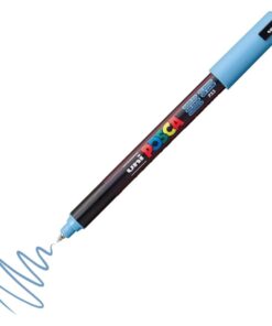 Marker na vodenoj bazi POSCA PC-1M ULTRA FINE LEDENO PLAVI, Uni