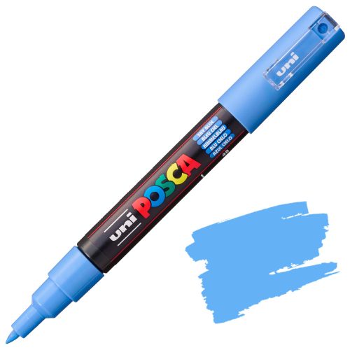 Marker na vodenoj bazi POSCA PC-1M FINE 0,7mm NEBESKO PLAVI, Uni
