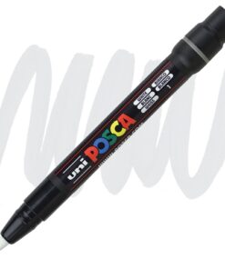 Marker na vodenoj bazi POSCA PCF-350 1-10mm BRUSH TIP BELI, Uni