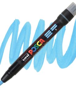 Marker na vodenoj bazi POSCA PCF-350 1-10mm BRUSH TIP SVETLO PLAVI, Uni