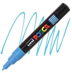 Marker na vodenoj bazi POSCA PC-1M FINE 0,7mm SVETLO PLAVI, Uni