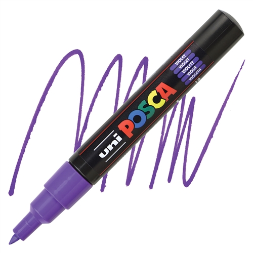 Marker na vodenoj bazi POSCA PC-1M FINE 0,7mm LJUBIČASTI, Uni