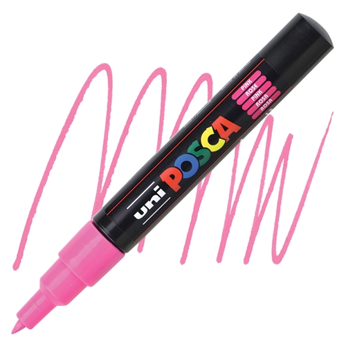 Marker na vodenoj bazi POSCA PC-1M FINE 0,7mm ROZE, Uni