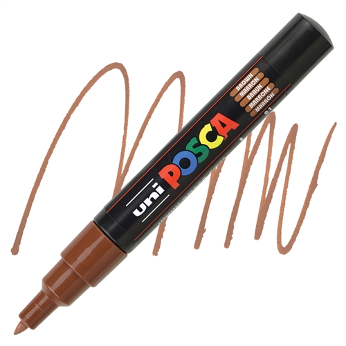 Marker na vodenoj bazi POSCA PC-1M FINE 0,7mm BRAON, Uni