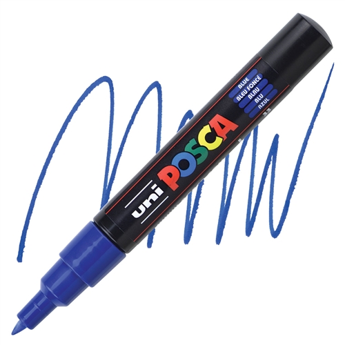 Marker na vodenoj bazi POSCA PC-1M FINE 0,7mm PLAVI, Uni