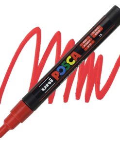 Marker FINE obli vrh POSCA CRVENI 0.9–1.3 mm PC-3M