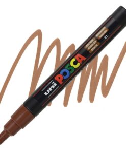 Marker FINE obli vrh POSCA BRAON 0.9–1.3 mm PC-3M