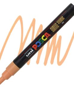 Marker FINE obli vrh POSCA SVETLO NARANDŽASTI 0.9–1.3 mm PC-3M