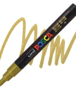 Marker FINE obli vrh POSCA ZLATNI 0.9–1.3 mm PC-3M