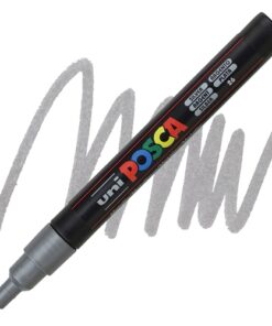 Marker FINE obli vrh POSCA SREBRNI 0.9–1.3 mm PC-3M