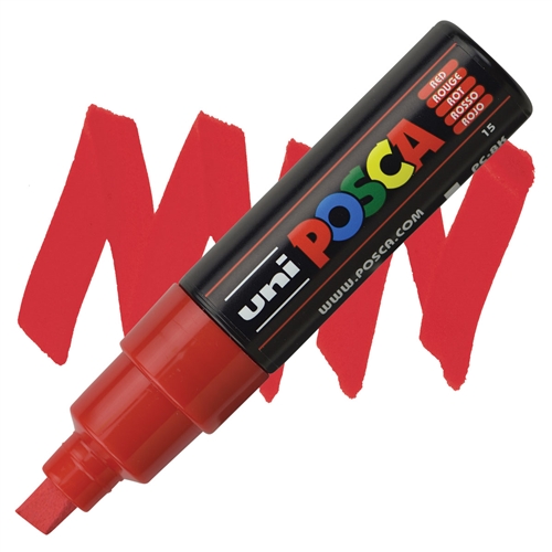 Marker kosi vrh POSCA CRVENI 8mm PC-8K