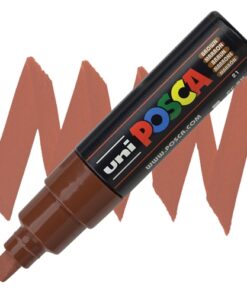 Marker kosi vrh POSCA BRAON 8mm PC-8K