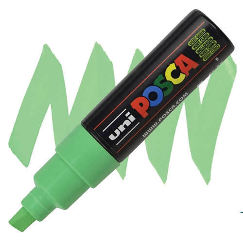 Marker kosi vrh POSCA SVETLO ZELENI 8mm PC-8K