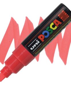 Marker kosi vrh POSCA FLUO CRVENI 8mm PC-8K