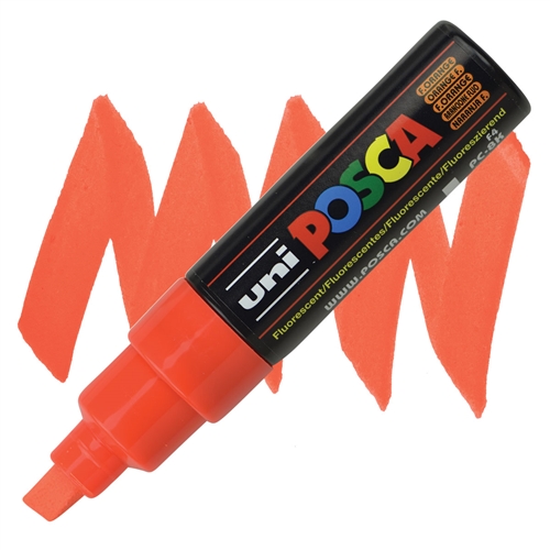 Marker kosi vrh POSCA FLUO NARANDŽASTI 8mm PC-8K