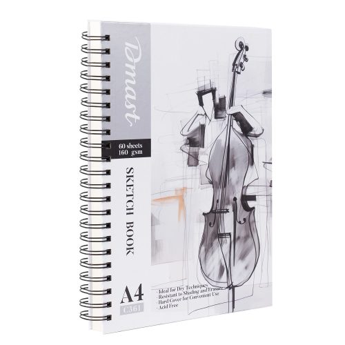 Slikarski blok SKETCH BOOK bočna spirala 160gsm A4 EC361, Dmast-Pebeo
