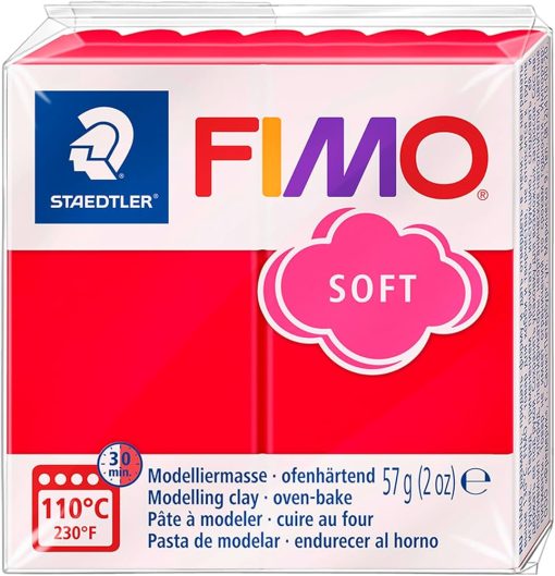 POLIMERNA GLINA STAEDTLER FIMO SOFT CRVENA