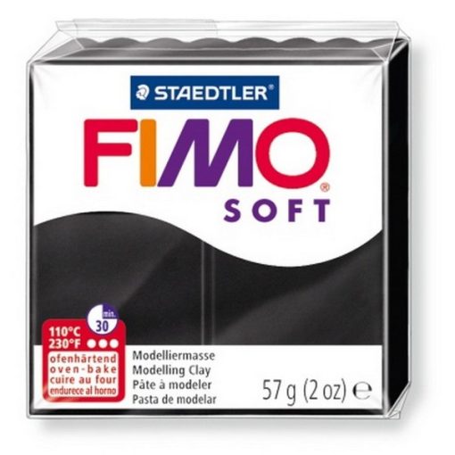 POLIMERNA GLINA STAEDTLER FIMO SOFT CRNA