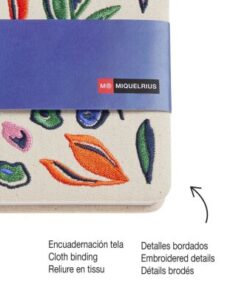 Alternative view of MIQUELRIUS NOTES A5 80g tačkice vezeni Leaves in the Wind MR8253