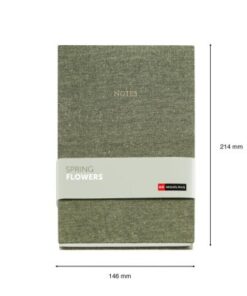 Alternative view of Notes A5 – 80 listova, tačkice, Green Spring Flowers (MR28217) MIQUELRIUS