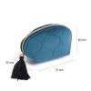 Mini novčanik za sitniš British Bloom Halfmoon plavi (MR37273) MIQUELRIUS