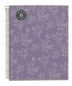 MIQUELRIUS KOLEGIJ BLOK A5 70gr 120Lista Spirala Dikto Purple Garden