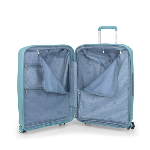 Kofer srednji PROŠIRIVI 44x64,5x28/31cm Polypropilen 72,5/80,2 l-3,3 kg Queens tirkiz Gabol - Slika 5