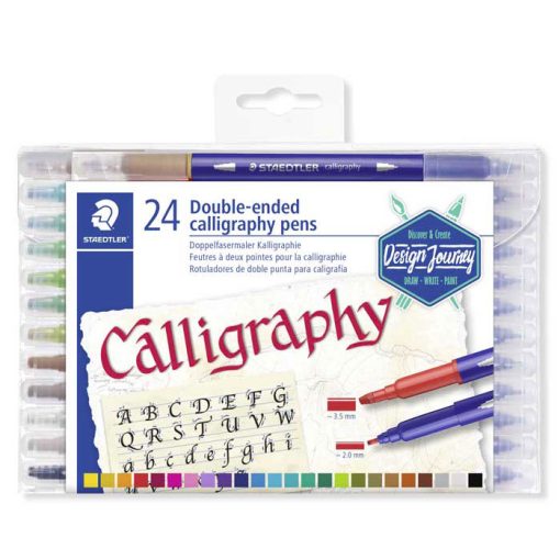 Set dvostrukih kaligrafskih flomastera, 24 boje STAEDTLER® 3005