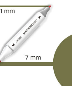 Marker TWIN Art&Sketch 70801A-42 MASLINASTO ZELENA, Deli