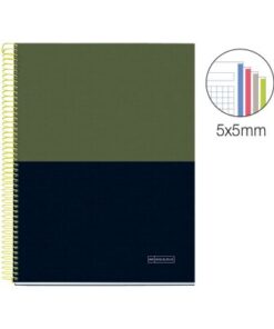 Alternative view of MIQUELRIUS KOLEGIJ BLOK A4 70gr 140lista SPIRALA karo Green MR4246