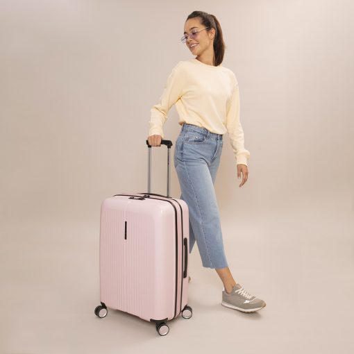 Kofer srednji PROŠIRIVI 45x65x27/30cm Brooklyn 70/77,8 l-3,4 kg roze Gabol - Image 11