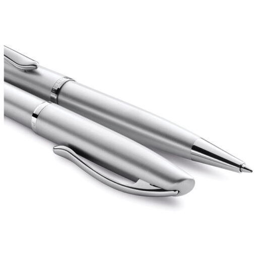 Olovka hemijska Jazz Noble Elegance K36+poklon kutija G24 uložak plavi Pelikan 821797 srebrna - Image 2