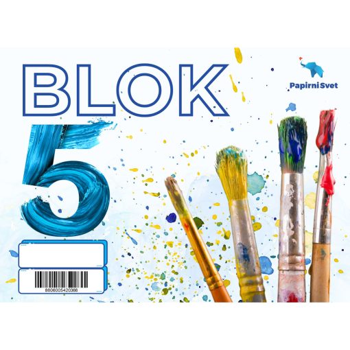Školski Blok za LIKOVNO broj 5, Papirni Svet
