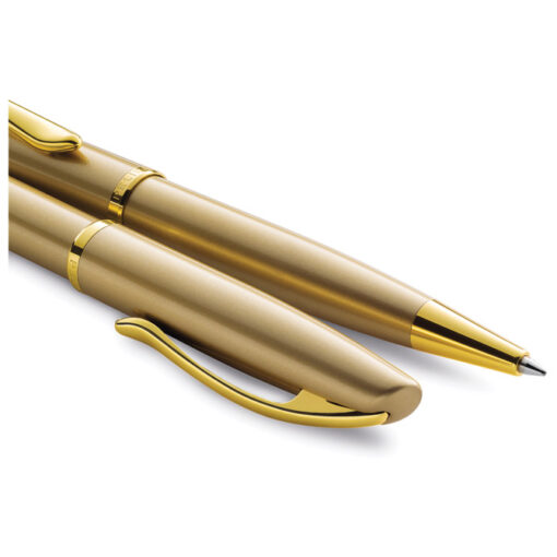 Olovka hemijska Jazz Noble Elegance K36+poklon kutija G24 uložak plavi Pelikan 821766 zlatna - Image 2