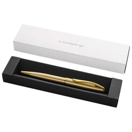Olovka hemijska Jazz Noble Elegance K36+poklon kutija G24 uložak plavi Pelikan 821766 zlatna - Image 3