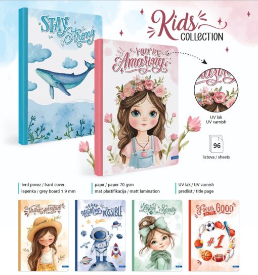 Sveska A4 TP SITAN KARO Kids collection, Lastva