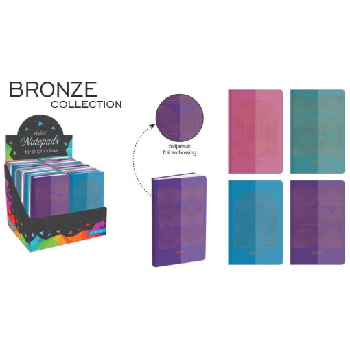 Rokovnik Notes A6 BRONZE Collection Lastva