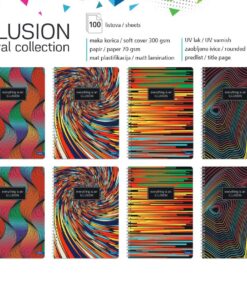Sveska A5 Illusion MP SPIRALA 100L KARO Lastva