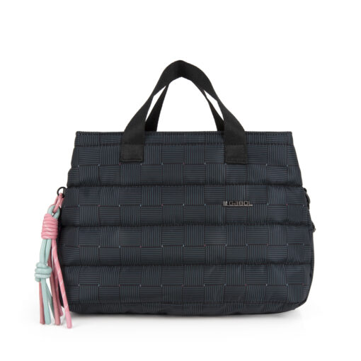 Torba na rame ženska 30x22x13 cm Hanae crna Gabol