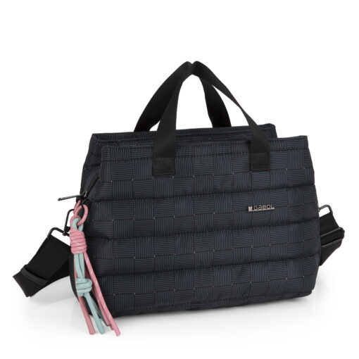 Torba na rame ženska 30x22x13 cm Hanae crna Gabol - Image 5