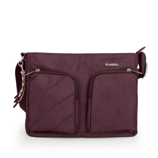 Torba na rame ženska 30x23x8 cm Aitana bordo Gabol