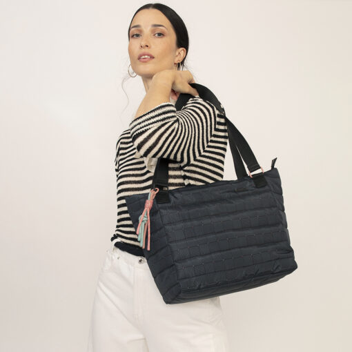 Torba na rame ženska 31x29x16 cm Hanae crna Gabol - Image 6