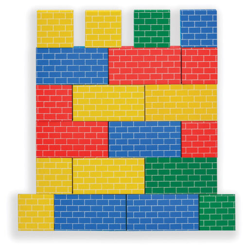 Kartonske kocke-cigle za igru 40kom Fellowes - Slika 5
