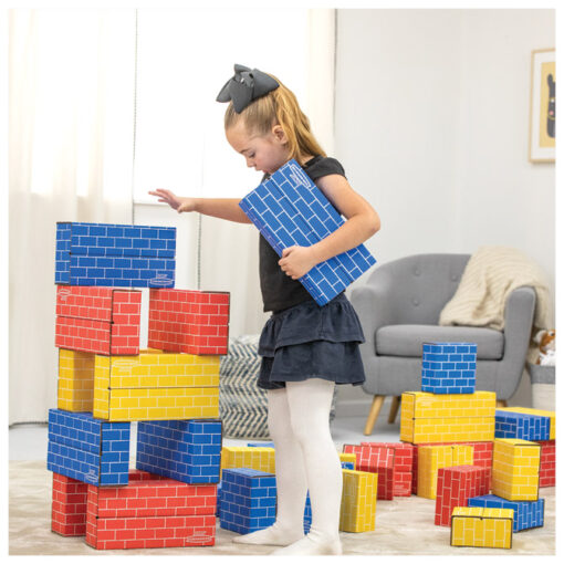 Kartonske kocke-cigle za igru 40kom Fellowes - Slika 2