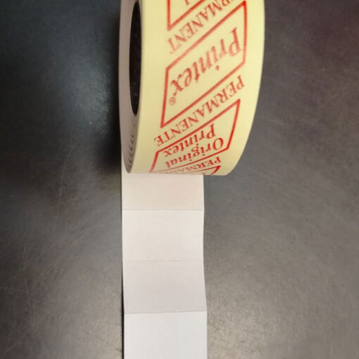 Nalepnice Etikete u rolni 26x16mm četvrtaste dvoredne bele Printex - Slika 2