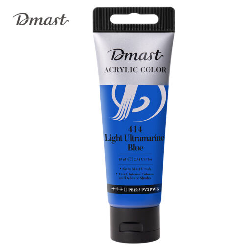 Akrilna boja 75ml 414 ULTRAMARINE LIGHT BLUE PLAVA EC330-LUB DMAST PEBEO