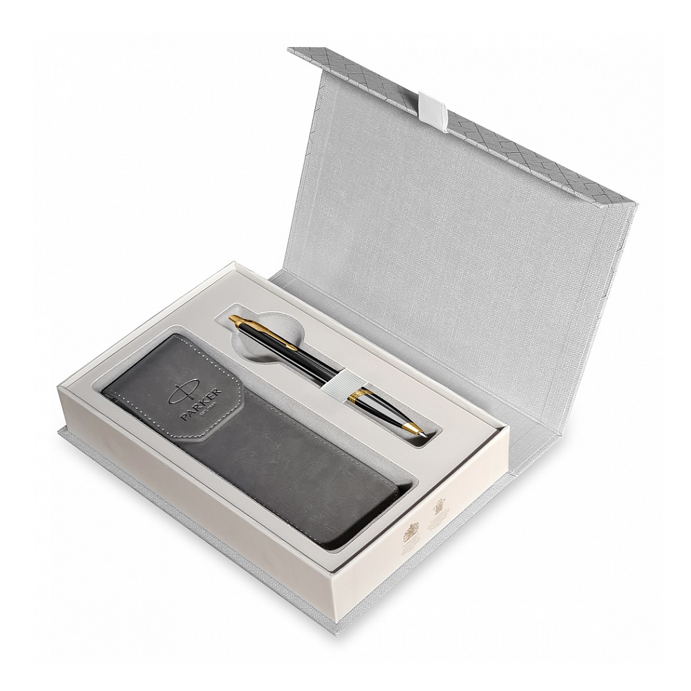 Parker poklon SET Royal URBAN Black GT - Hemijska olovka + Futrola