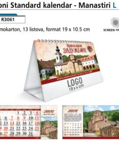Stoni kalendar PRAVOSLAVNE ZADUŽBINE 2026 godina