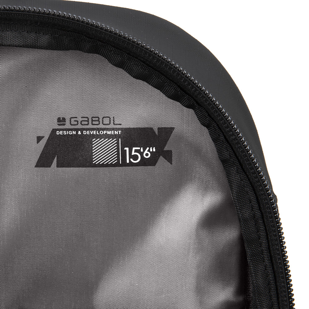 Ranac sa tri odeljka 31x43x15 cm 15,6" Disk crna Gabol - Slika 8