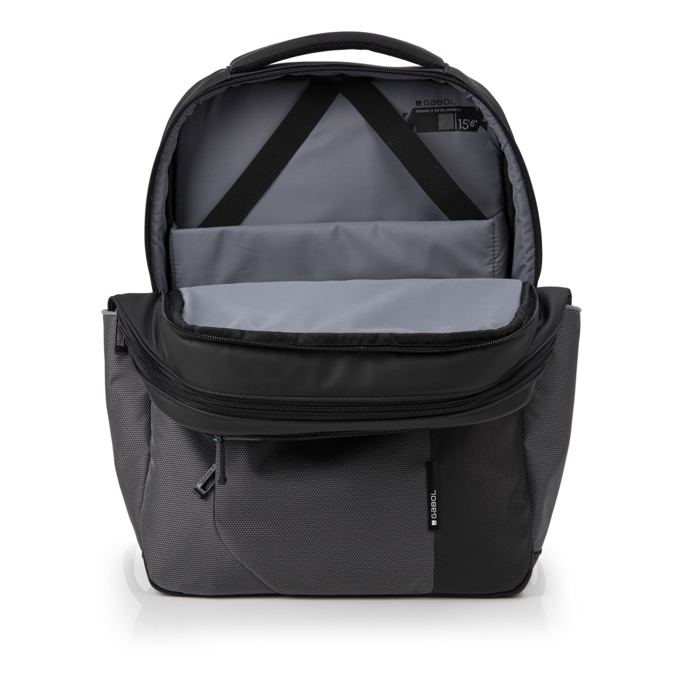 Ranac sa tri odeljka 31x43x18 cm 15,6" Record siva Gabol - Slika 4